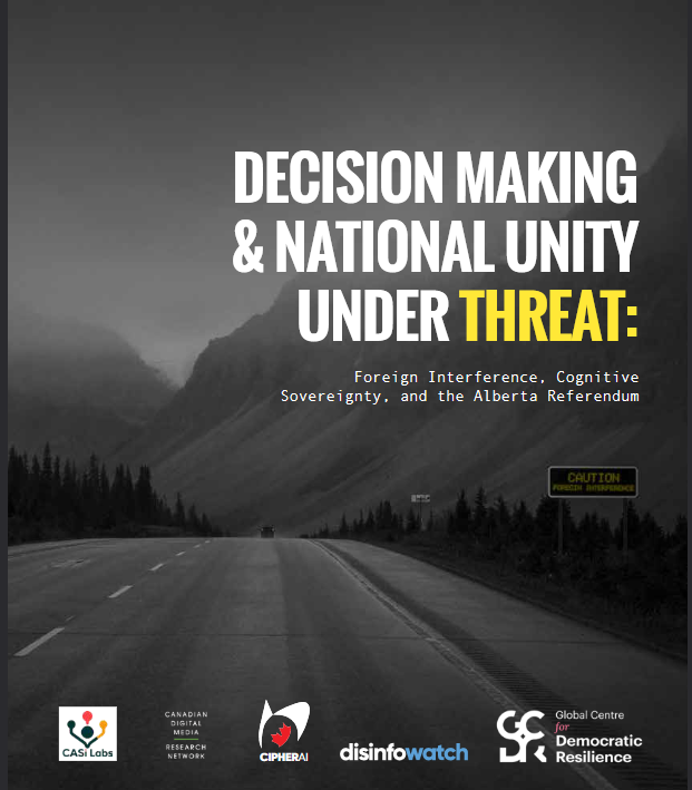 National Unity Under Threat — disinformation report cover