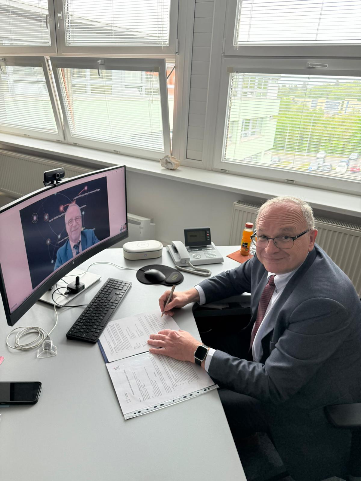 Online signing ceremony for the MoU with the University of Žilina