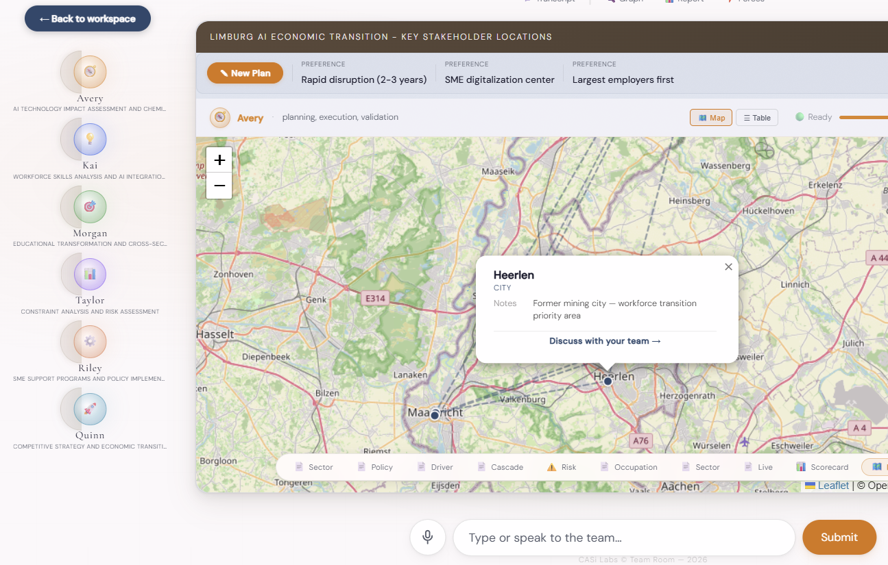 Limburg AI economic transition workspace preview